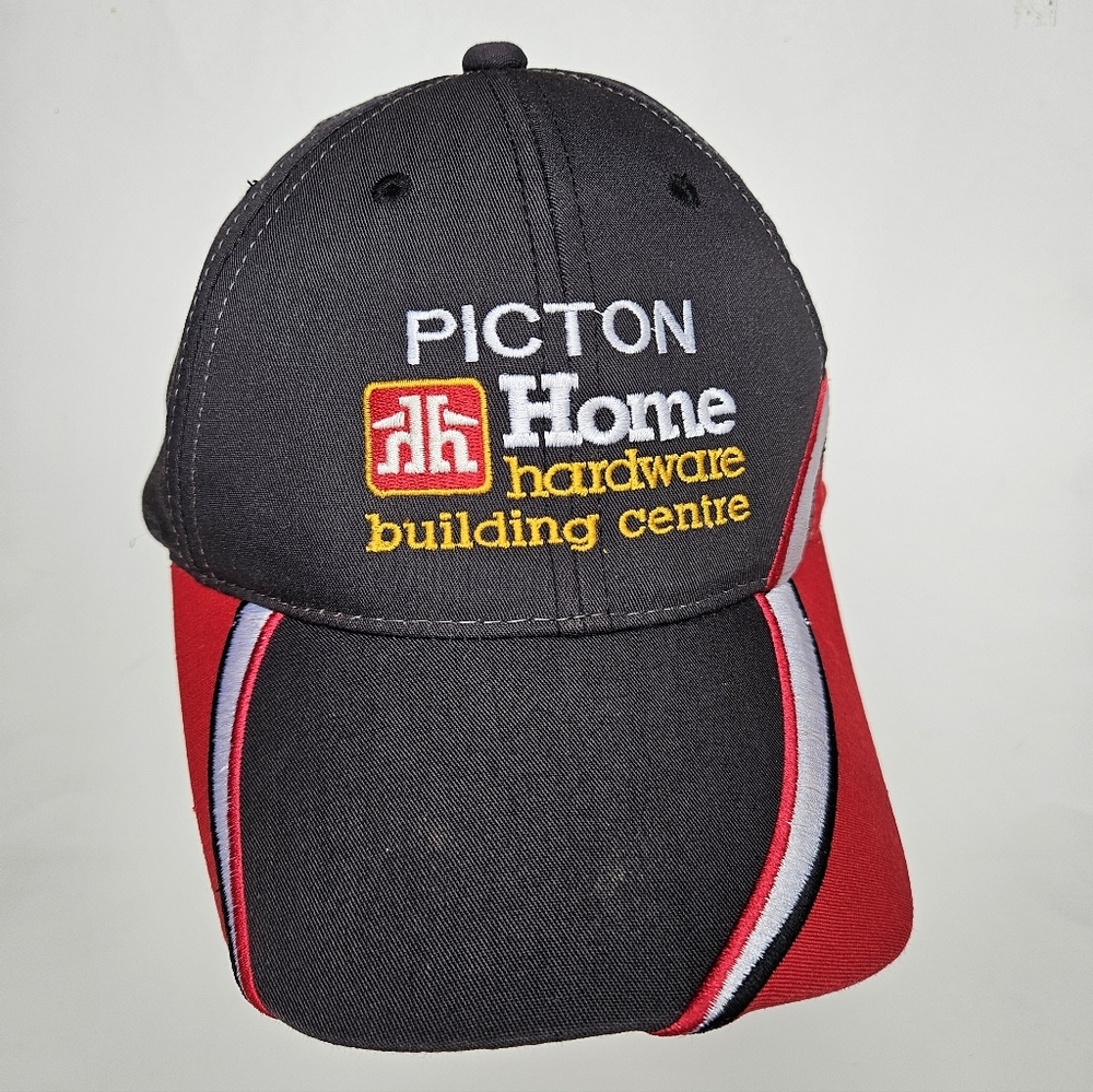Home Hardware Hat Cap Strap Back Black Red Building Centre Picton Canada Mens